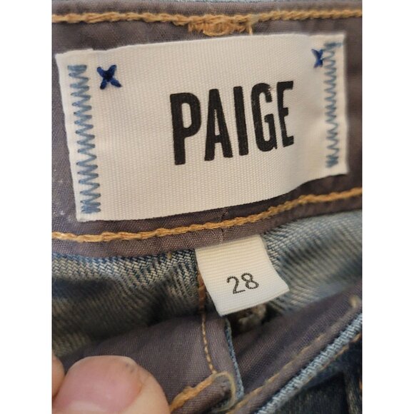 Paige Jimmy Jimmy Skinny Jeans Size 28 Blue Denim - Picture 7 of 8